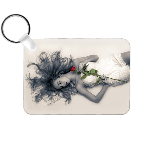 Aluminum Two Sided Sublimation Keychain - 2.25 x 2.25 Square