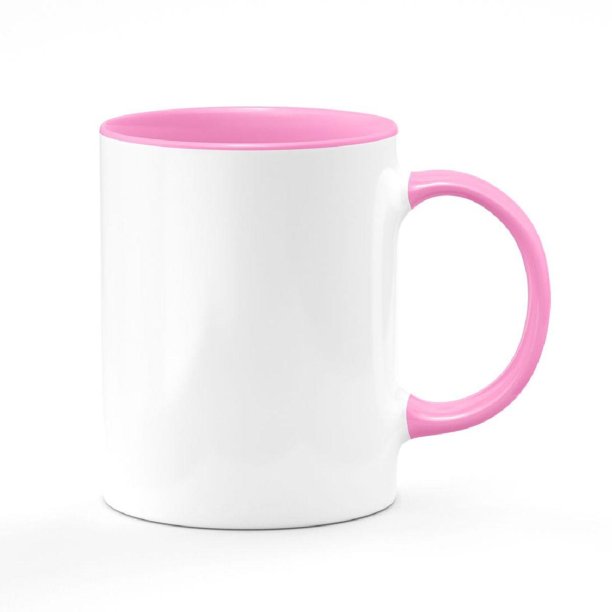 11oz. Ceramic Mug - Colored Handle & Inside