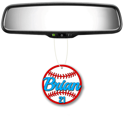 Customizable Baseball Air Freshener