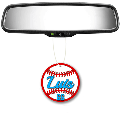 Customizable Baseball Air Freshener