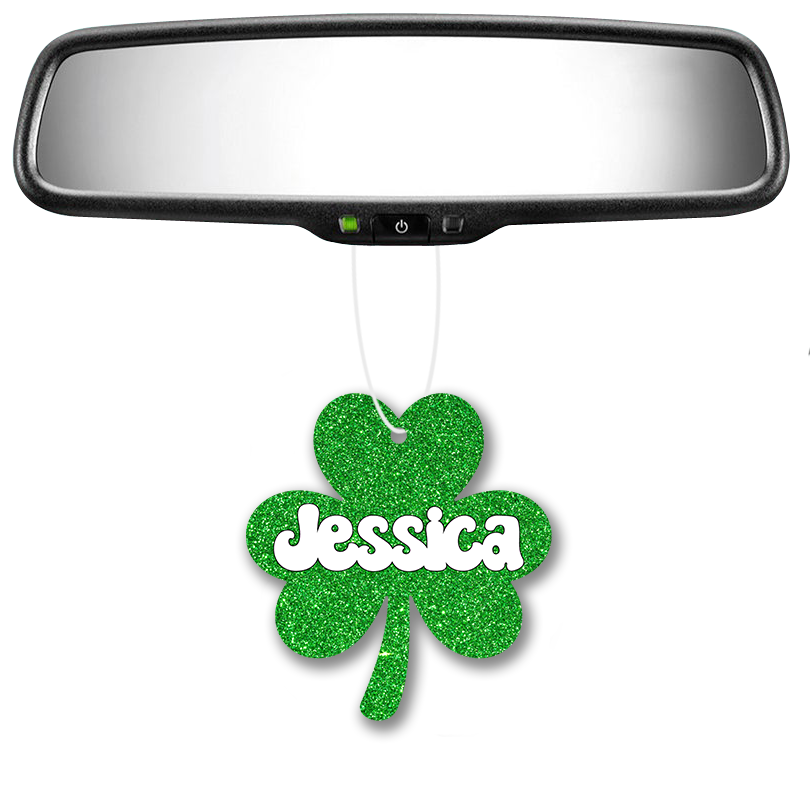 Customizable Shamrock Air Freshener