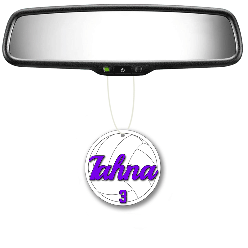 Customizable Volleyball Air Freshener