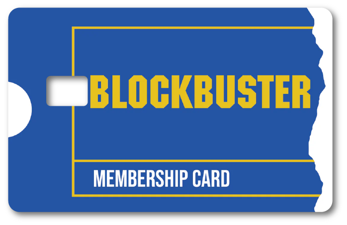 Blockbuster Credit Card Vinyl Skin