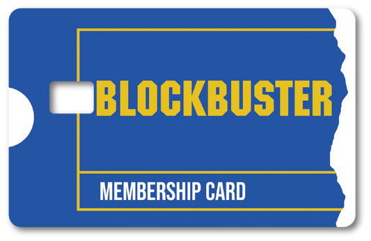 Blockbuster Credit Card Vinyl Skin