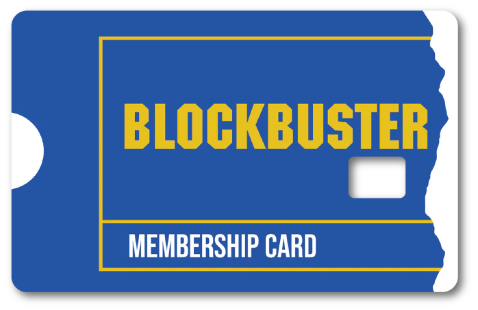 Blockbuster Credit Card Vinyl Skin