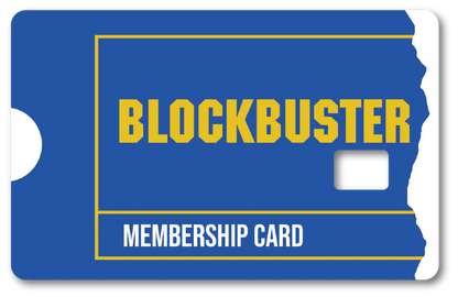 Blockbuster Credit Card Vinyl Skin