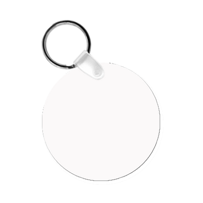 Circle 2-Sided Key Ring Tag - 2" x .030" Aluminum - Instafreshener