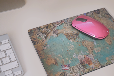 Mouse Pad - Rounded Rectangle 7.75" x 9.25" - Instafreshener