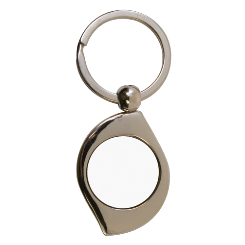 Swirl Metal Key Ring Tag - 2 x 1.4 – Instafreshener